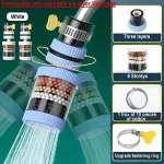 360 Degree Rotatable 4 pces 6 Layers Water Filter Tap - Image 2