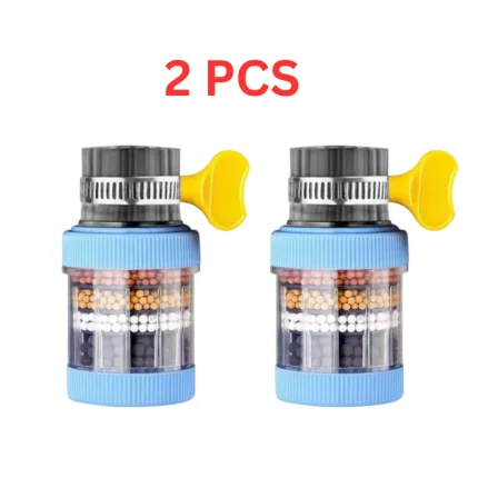 360 Degree Rotatable 2 pces 6 Layers Water Filter Tap