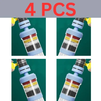 360 Degree Rotatable 4 pces 6 Layers Water Filter Tap