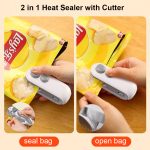 ২-ইন-১ Mini Heat Sealer & Cutter - Image 4
